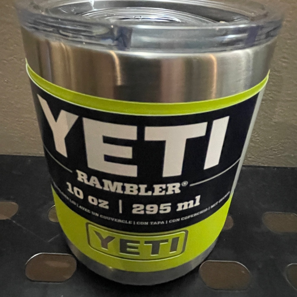 NWT YETI Rambler 10 oz Tumbler chartreuse